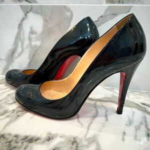 Christian Louboutin Black patent leather, Size 39